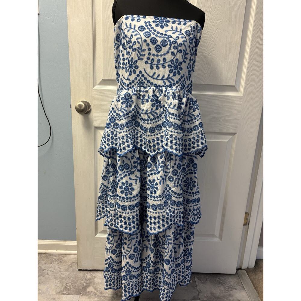 Aurula European Summer Style Strapless Dress 0X